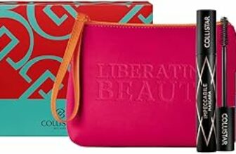 Collistar Cofanetto Make-Up Regalo Donna, Mascara Impeccabile Nero 14 ml + Struccante Bifasico 35 ml, Pochette, Set Regalo Occhi, Volume, Lunghezza e Definizione – B0F39WQFFF