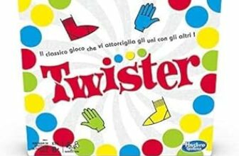 Hasbro Gaming Twister Gioco in Scatola, Include 1 Tappeto Twister, 1 Ruota e le Istruzioni, Versione 2020 in Italiano, Multicolore – B082WV8TCZ