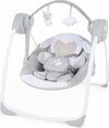 Ingenuity Comfort 2 Go Altalena compatta portatile a 6 velocità con musica, pieghevole, 0-9 mesi (Cuddle Lamb) – B07QVLTZ6N