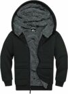 LLdress Ragazzi Giacca in Pile Cappuccio Cerniera Bambini Felpa con Maglione Caldo Calda Inverno Sudore Fodera in Pile Autunnale Pullover Ourdoor – B0D3X31Y68
