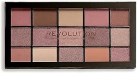 Makeup Revolution, Reloaded, Palette di ombretti, altamente pigmentata, Provocante, 15 tonalità, finiture opache e shimmer, 16,5 g – B08CSTD1S2