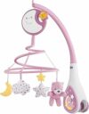 Chicco Next2Dreams Giostrina Neonato 3in1 con Carillon Elettronico per Culla e Lettino, Compatibile con Culla Chicco Next2Me, con Effetti Sonori, Proiettore di Luce Soffusa, Musica – 0+ Mesi, Rosa – B079TQW58K