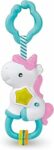 Clementoni Baby Magico Unicorno, Sonaglio Neonato 3+ Mesi, Gioco Prima Infanzia Interattivo con Anelli Mobili e Un Pulsante con Melodie ed Effetti Sonori, Stimola Lo Sviluppo Multisensoriale, 17333 – B082YT79M1