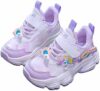 OrJana Scarpe da Ginnastica per Bambina, Sneakers Unicorno, Suola Rialzata, Design Arcobaleno – B0FR6R2XYS