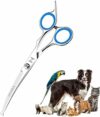 Zovira Forbici per toelettatura cani da 6,5” forbici professionali per animali domestici, forbici curve per toelettatura cani per uso domestico (forbici singole) (Single, 6,5) – B0BFHXBX4S