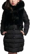 Nemopter Winter Down Jacket Girl Princess Winter Coat Autunno Mid Long Thick Thick Parka Fur – B07GB972J8