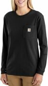 Carhartt Workwear Pocket Long-Sleeve T-Shirt Maglia a Manica Lunga Donna – B078HNZD2K