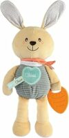 Chicco My Sweet Doudou Congilietto Coccolone, Morbido Coniglietto Realizzato con Diversi Tessuti, con Carotina in Plastica Morbida per Dentizione, Giochi Bambino, 0 Mesi+ – B0C2Z8938S