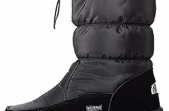EODJXIO Stivali da Neve Donna Impermeabili Protettivi in Pile E Suola Spessa Tinta Unita Invernali Donna, Slip On Boots 2026 – B0G2BDQ8D7