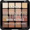 NYX Professional Makeup Palette Ombretti Ad Alta Pigmentazione, Texture Setosa, Finish Matte, Brillante e Metallizzato, 16 Colori, Formula Vegana*, Ultimate Shadow, Warm Neutrals – B01IW02HX2