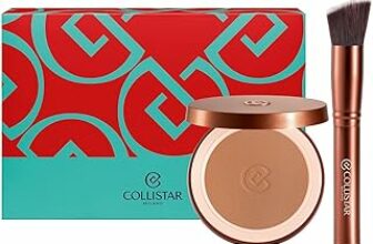 Collistar Cofanetto Regalo Make-Up Donna, Terra Polvere Abbronzante Effetto Seta 4.4 Hawaii Matte 10g, Pennello a Goccia, Pochette Elegante, Colore Naturale e Pelle Baciata dal Sole – B0FNNFJPBG