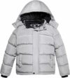 Wantdo Giacca Caldo Invernale Parka con Cappuccio Antivento Cappotto da Esterno Trapuntato Giubbotto in Cotone da Trekking Bambino – B07QMCKN2B
