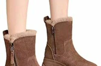 EODJXIO Scarponi Sci Donna Stivali Invernali con Fodera Isolante, Suola Plateau Antiscivolo, Trazione, Stivaletti da Esterno per Escursionismo E Camminata in Condizioni Climatiche Fredde 2026 – B0G2BK5J73