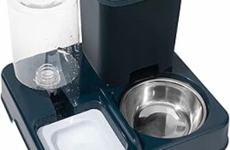 Distributore Automatico Cibo – Distributore Automatico Cibo E Acqua 2 In 1 Per Animali Domestici – Distributores D’acqua Da 1,5 L Facile Da Pulire Per Cani Grandi E Piccoli, Gatti E Cuccioli – B0FMDYV6LS