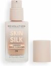 Makeup Revolution, Skin Silk Serum Foundation, Light to Medium Coverage, Contains Hyaluronic Acid, F10, 23ml – B0CRVTKGBF