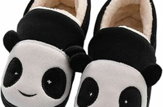 KVbabby Pantofole Bambino Invernali Pantofole Ragazze Ciabatte Bambine Warm Scarpe di Cotone Antiscivolo Interne Slipper Donne Panda Comode – B07GN9ZSSJ