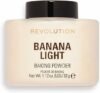Makeup Revolution, Loose Baking Powder, Prolunga l’usura del trucco, Polvere fissante per il trucco, Banana chiara, per pelli chiare, 32g – B08B36528M