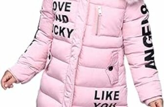 ShallGood Cappotto invernale da ragazza giacca piumino autunno inverno cappotto con cappuccio caldo per bambini parka outerwear lungo capispalla giacca per bambini – B07K2XHNC9