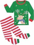 Gumyoss Pigiama di Natale per Bambini Pigiama per Bambine Maniche Lunghe Cotone Due Pezzi 2-12 Anni – B0DDPZLHLM