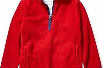 Amazon Essentials Bambini e Ragazzi Giacca Invernale Modello Pullover con Zip Corta in Pile – B096WL3Z1Z