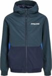 JACK & JONES Jjerush Blocking Hood Bomber Noos Jnr Bambini e Ragazzi – B0CL77DMF3