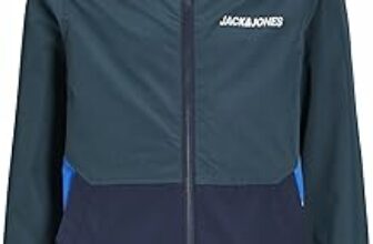 JACK & JONES Jjerush Blocking Hood Bomber Noos Jnr Bambini e Ragazzi – B0CL77DMF3