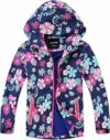 Hovkib Giacca Impermeabile Bambina Giacca a Vento Ragazze Termica Giacca Antivento Bambine Giacca da Pioggia Pile Cappotto Impermeabile Età 3-12 – B0F99J4C4F