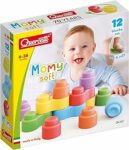 Quercetti Momy Soft, Costruzioni Morbide 12 pezzi, Giochi Bambini 6 Mesi e 3 Anni, Gioco Educativo 6-36 mesi, Regalo Bimbo 1 anno, Giocattoli Bambino 2 anni, Made in Italy – B0CYLXP93B