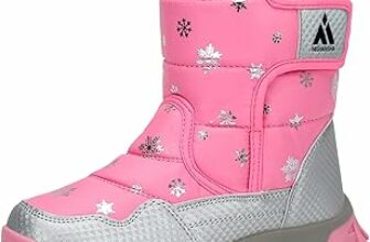 Mishansha Stivali da Neve Bambini Inverno Stivali Gr.26-38 – B07VKNJ8SQ