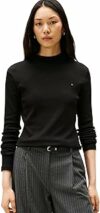 Tommy Hilfiger Slim Cody Mock-nk LS Ww0ww47307 Maglietta L/S Donna – B0DT1JJ6GL