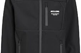 JACK & JONES Jjtheo Softshell Jacket Noos Jnr Giacca softshell Bambini e ragazzi (Pacco da 1) – B0CZW9H782