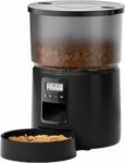 Distributore Automatico Cibo Gatti – Dispenser Cibo Cani con Timer Programmabile – 1-6 Pasti al Giorno – Distributore Cibo Cani con Premere Sulla Copertina e Funzione di Registrazione 10s – 3L – B0CJ4LTFLP