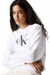 Calvin Klein Donna Felpa Monologo French Terry con Scollo Rotondo – B0D7N18H8L