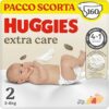 Huggies Extra Care Bebe, Pannolini Taglia 2 (3-6Kg), Ultra assorbente, Pacco Scorta, 160 Pz – B08CYCWD7R