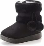 Yeeteepot Bambine e Ragazze Carino Stivali da Neve Calda Foderati Stivaletti Inverno Morbide Piatto Stivali Bambini Pelliccia Antiscivolo Boots – B0C5GCDPF3