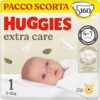Huggies Extra Care Bebe, Pannolini Taglia 1 (2-5Kg), Ultra assorbente, Pacco Scorta, 160 Pz – B08CYCV9PQ