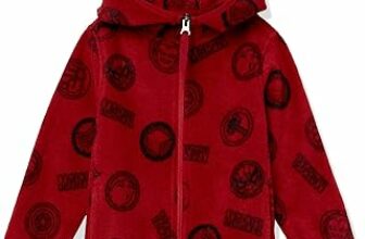 Amazon Essentials Bambini e Ragazzi Giacca con Cappuccio e Cerniera Integrale in Pile – B09R513Q8K