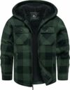zitysport Camicia Giacca Ragazzi Felpa con Cappuccio Spessa Plaid Bambini Zip Di Flanella Calda Sudore Outdoor Felpa Foderato Invernali Tasca – B0D3XK8FF9