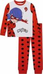 Miraculous Pigiama Bambina | Pigiami Ragazza Ladybug | Pigiamone Aderente per Bambini – B072V99TC2
