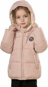 Sunny Sprout Giubbino Invernale con Cappuccio per Bambine – Giacche e Cappotti Esterni Imbottiti con Rivestimento in Pile Pesante – B0FH9YX7VQ