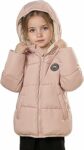 Sunny Sprout Giubbino Invernale con Cappuccio per Bambine – Giacche e Cappotti Esterni Imbottiti con Rivestimento in Pile Pesante – B0FH9YX7VQ