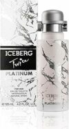 ICEBERG Twice Platinum – Eau de Toilette 125 ml, Profumo da Donna Lussuoso dalle Note Floreali e Orientali, Raffinato Flacone Cilindrico Effetto Marmo, Per Le Donne Affascinanti – B0CLYH399T