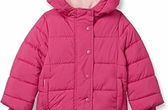 Amazon Essentials Piumino Lungo con Cappuccio, Antiacqua, Grammatura Pesante Bambine e Ragazze – B07Q2HBJV9