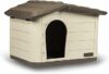 Safety Pet Villa Princess, Cuccia Smontabile per Cani Gatti, Cuccia in Materiali Riciclati, Tetto Asportabile, Dimensioni 60x41x51h Color Mocaccino – B0B4WYZFRC