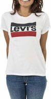 Levi’s The Perfect Tee, T-Shirt Donna, Sportswear Logo White, M – B01N36WNEC
