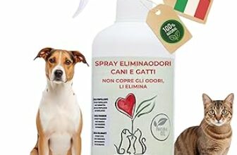 M’ MA PETS – Elimina Odori dai Tessuti – Spray Naturale per Cani e Gatti, Made in Italy – Deodorante Sicuro No Alcool per Animali e Persone – Azione Rapida Superfici e Profumazione Floreale Ambienti – B07SS4YPG5
