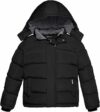 Wantdo Giacca Caldo Invernale Parka con Cappuccio Antivento Cappotto da Esterno Trapuntato Giubbotto in Cotone da Trekking Bambino – B089NP1GZB