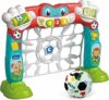 Clementoni Baby Tira e Segna Goleador, Rete da Calcio Elettronica con Luci e Suoni Bambini 18+ Mesi, Impara Numeri, Colori e Inglese, Sviluppa Motricità, Palla Inclusa, Lingua Italiana, 17954 – B0D8JT88CB