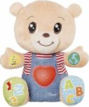 Chicco Teddy Orso Peluche Interattivo, Gioco Educativo, Numeri e Lettere, Pupazzo – Bambini 6 Mesi – 5 Anni – B07DD8WTZB