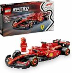 LEGO Speed Champions Auto da Corsa Ferrari F1 SF-24 – Giocattolo da Collezione con Minifigure Formula 1 – Giochi di Natale per Bambini da 10 Anni o per Adulti Fan degli Sport Automobilistici 77242 – B0DHSBBV6R